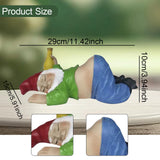 Maxbell Solar Garden Gnome Home Decoration Gnome Figurine for Pathway Porch Backyard