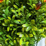 Maxbell 2 Pieces Artificial Topiary Tree Housewarming Porch Yard Faux Greenery Tree