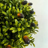 Maxbell 2 Pieces Artificial Topiary Tree Housewarming Porch Yard Faux Greenery Tree