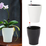 Maxbell Self Watering Planter Sturdy Planting Pot Flower Pot for House Plant Flowers White