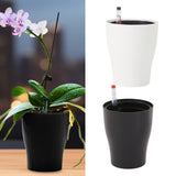 Maxbell Self Watering Planter Sturdy Planting Pot Flower Pot for House Plant Flowers White