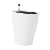 Maxbell Self Watering Planter Sturdy Planting Pot Flower Pot for House Plant Flowers White