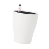 Maxbell Self Watering Planter Sturdy Planting Pot Flower Pot for House Plant Flowers White