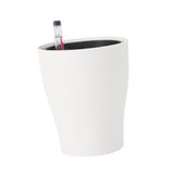 Maxbell Self Watering Planter Sturdy Planting Pot Flower Pot for House Plant Flowers White