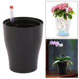 Maxbell Self Watering Planter Sturdy Planting Pot Flower Pot for House Plant Flowers Black
