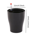 Maxbell Self Watering Planter Sturdy Planting Pot Flower Pot for House Plant Flowers Black