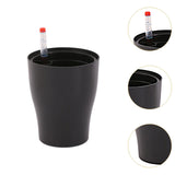 Maxbell Self Watering Planter Sturdy Planting Pot Flower Pot for House Plant Flowers Black