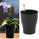 Maxbell Self Watering Planter Sturdy Planting Pot Flower Pot for House Plant Flowers Black
