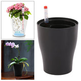 Maxbell Self Watering Planter Sturdy Planting Pot Flower Pot for House Plant Flowers Black