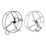 Maxbell Garden Hose Reel Cart Iron Pressure Washer Hose Reel for Wall Floor Cleaning Standing Leg Type