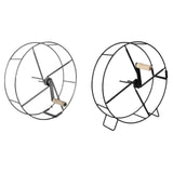 Maxbell Garden Hose Reel Cart Iron Pressure Washer Hose Reel for Wall Floor Cleaning Standing Leg Type