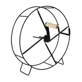 Maxbell Garden Hose Reel Cart Iron Pressure Washer Hose Reel for Wall Floor Cleaning Standing Leg Type