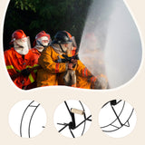 Maxbell Garden Hose Reel Cart Iron Pressure Washer Hose Reel for Wall Floor Cleaning Standing Leg Type