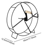 Maxbell Garden Hose Reel Cart Iron Pressure Washer Hose Reel for Wall Floor Cleaning Standing Leg Type