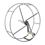 Maxbell Garden Hose Reel Cart Iron Pressure Washer Hose Reel for Wall Floor Cleaning Handle Type