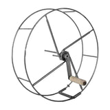 Maxbell Garden Hose Reel Cart Iron Pressure Washer Hose Reel for Wall Floor Cleaning Handle Type