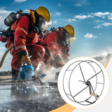 Maxbell Garden Hose Reel Cart Iron Pressure Washer Hose Reel for Wall Floor Cleaning Handle Type