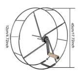 Maxbell Garden Hose Reel Cart Iron Pressure Washer Hose Reel for Wall Floor Cleaning Handle Type