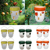 Maxbell 4 Pieces Wasp Traps Outdoor Hanging for Flies Outside Farm Bee Traps Catcher Yellow