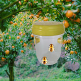 Maxbell 4 Pieces Wasp Traps Outdoor Hanging for Flies Outside Farm Bee Traps Catcher Yellow
