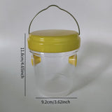 Maxbell 4 Pieces Wasp Traps Outdoor Hanging for Flies Outside Farm Bee Traps Catcher Yellow