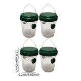 Maxbell 4 Pieces Wasp Traps Outdoor Hanging for Flies Outside Farm Bee Traps Catcher Green
