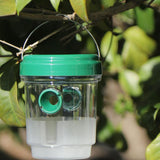 Maxbell 4 Pieces Wasp Traps Outdoor Hanging for Flies Outside Farm Bee Traps Catcher Green