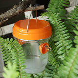 Maxbell 4 Pieces Wasp Traps Outdoor Hanging for Flies Outside Farm Bee Traps Catcher Orange