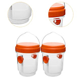 Maxbell 4 Pieces Wasp Traps Outdoor Hanging for Flies Outside Farm Bee Traps Catcher Orange