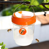 Maxbell 4 Pieces Wasp Traps Outdoor Hanging for Flies Outside Farm Bee Traps Catcher Orange