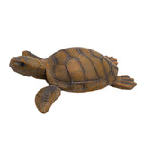 Maxbell Turtle Statue Outdoor Realistic Turtle Pond Sculpture for Outdoor Pool Floor 37x33x10.5cm