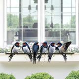 Maxbell Metal Birds on A Branch Tree Art Unique Wall Art for Branch Bedroom Backyard