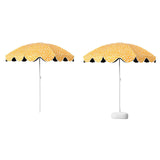 Maxbell Patio Umbrella Pool Beach Heavy Duty Shade Screen Replacement Parasol Canopy without Base