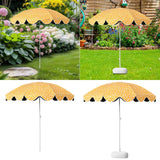 Maxbell Patio Umbrella Pool Beach Heavy Duty Shade Screen Replacement Parasol Canopy without Base