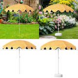 Maxbell Patio Umbrella Pool Beach Heavy Duty Shade Screen Replacement Parasol Canopy without Base