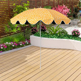 Maxbell Patio Umbrella Pool Beach Heavy Duty Shade Screen Replacement Parasol Canopy without Base