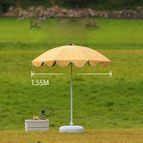 Maxbell Patio Umbrella Pool Beach Heavy Duty Shade Screen Replacement Parasol Canopy without Base