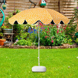 Maxbell Patio Umbrella Pool Beach Heavy Duty Shade Screen Replacement Parasol Canopy with Base