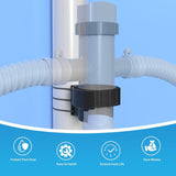 Maxbell Pool Intake Hose Bracket Hose Clamp Rack Stand Sturdy for above Ground Pools