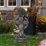 Maxbell Crow Cross Graveyard Headstone Prop Bar Scene Decor Foam Halloween Tombstone