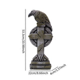 Maxbell Crow Cross Graveyard Headstone Prop Bar Scene Decor Foam Halloween Tombstone