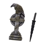 Maxbell Crow Cross Graveyard Headstone Prop Bar Scene Decor Foam Halloween Tombstone