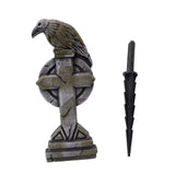 Maxbell Crow Cross Graveyard Headstone Prop Bar Scene Decor Foam Halloween Tombstone