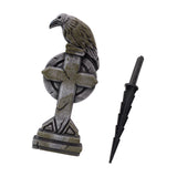 Maxbell Crow Cross Graveyard Headstone Prop Bar Scene Decor Foam Halloween Tombstone
