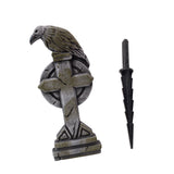 Maxbell Crow Cross Graveyard Headstone Prop Bar Scene Decor Foam Halloween Tombstone