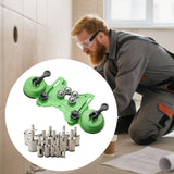 Maxbell Drill Bit Holesaw Guide Portable Centering Locator for Ceramic Tile Granite With Drill