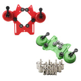 Maxbell Drill Bit Holesaw Guide Portable Centering Locator for Ceramic Tile Granite With Drill