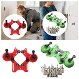Maxbell Drill Bit Holesaw Guide Portable Centering Locator for Ceramic Tile Granite With Drill