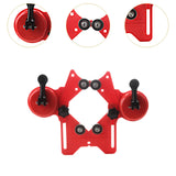 Maxbell Drill Bit Holesaw Guide Portable Centering Locator for Ceramic Tile Granite No Drill