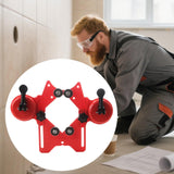 Maxbell Drill Bit Holesaw Guide Portable Centering Locator for Ceramic Tile Granite No Drill